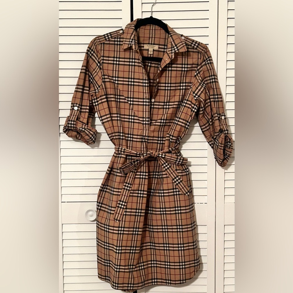 Burberry Giovanna belted shirt dress